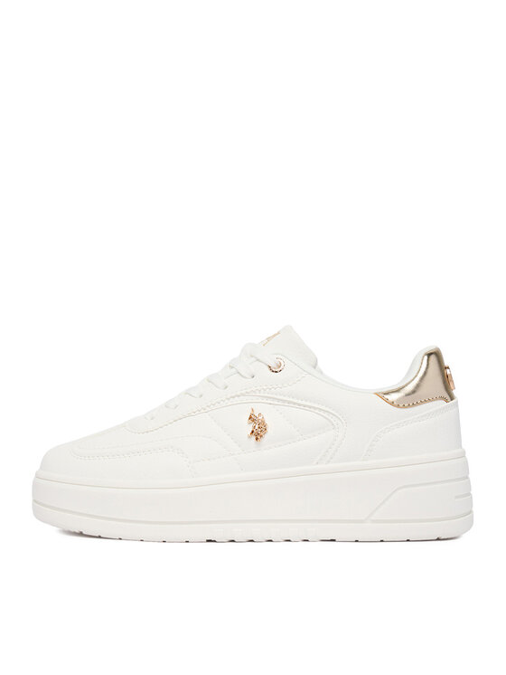 U.S. Polo Assn. U.S. Polo Assn. Sneakersy EO-CASEY001W/GY1 Biały