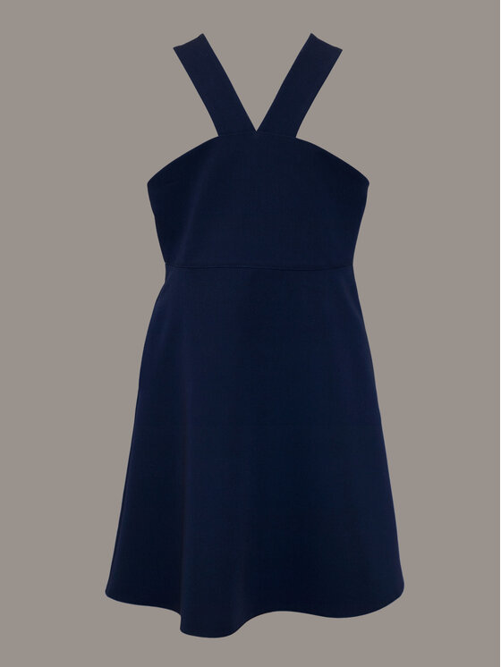 SLY SLY Sukienka 4S-202B Granatowy Comfortable Fit