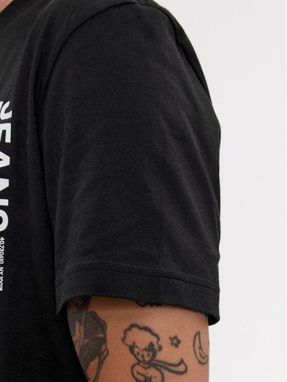 Calvin Klein Jeans Calvin Klein Jeans T-krekls Modern Metals Graphic J30J324640 Melns Regular Fit