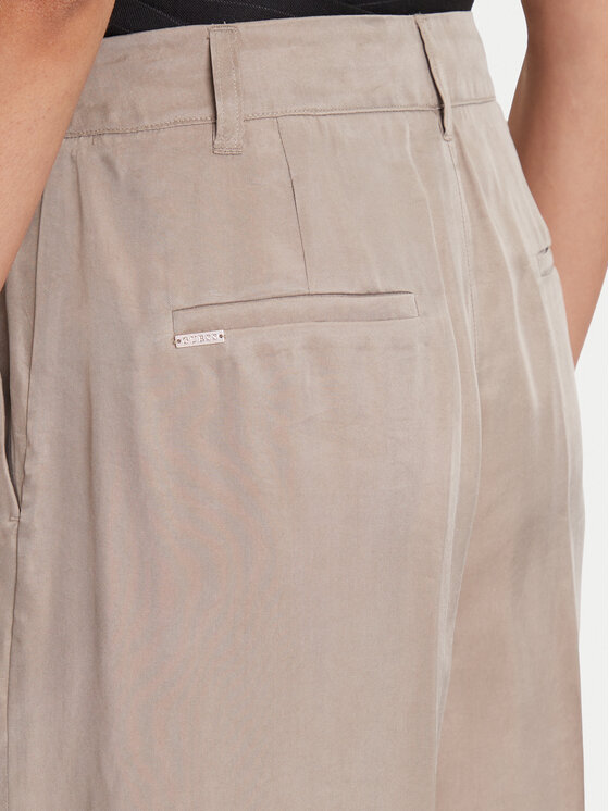 Guess Guess Pantaloni di tessuto W5YB02 WH5N2 Beige Regular Fit