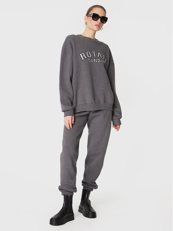 Felpa Iris Crewneck RT2033 Grigio Oversize