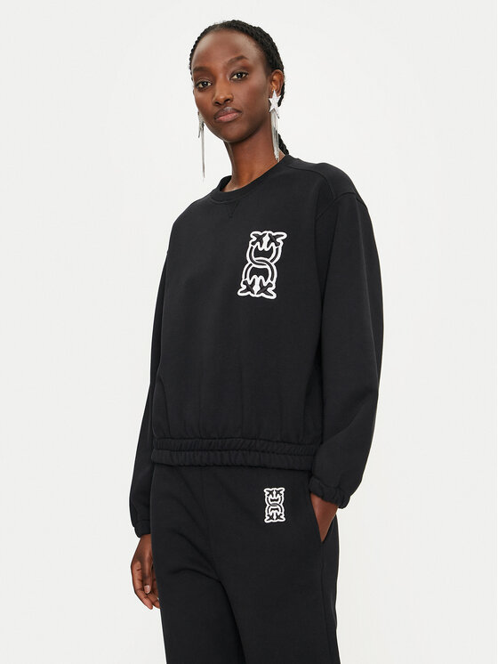 PINKO Pinko Μπλούζα Felpa 103713 A23C Μαύρο Regular Fit