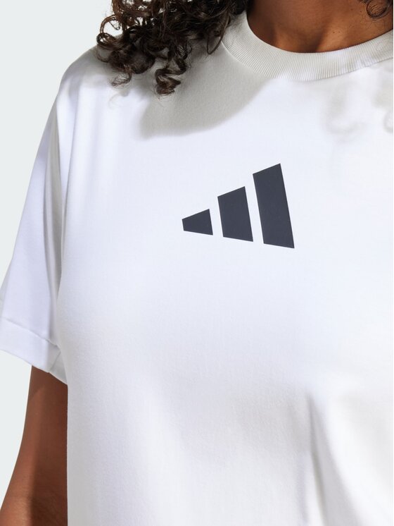adidas adidas T-Shirt 136951 Biały Regular Fit