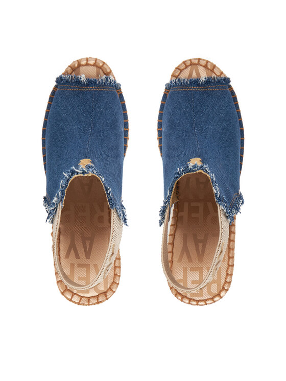 REPLAY REPLAY Sandale Jess Tyne Denim Wedge Sandal GWP4G.000.C0036T Albastru