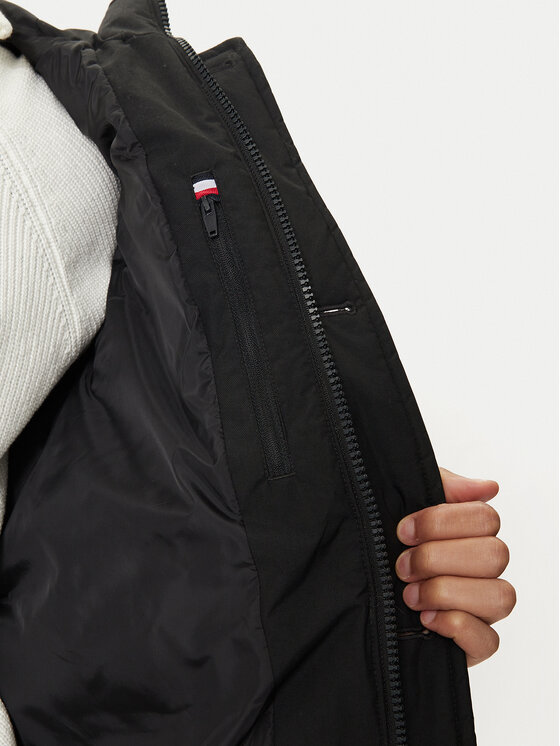 Tommy Hilfiger Tommy Hilfiger Télikabát Essential MW0MW37483 Fekete Regular Fit