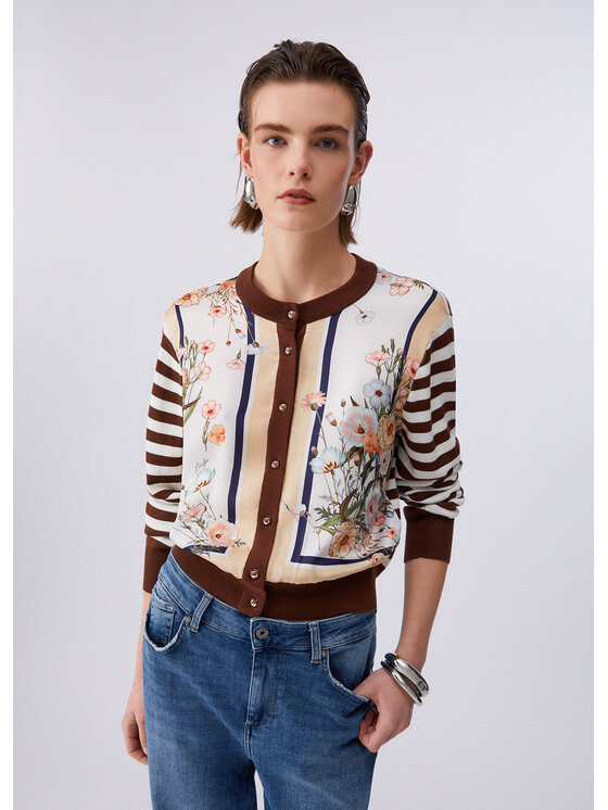 Liu Jo Liu Jo Cardigan WA6384MS49IP9245 Marrone Regular Fit