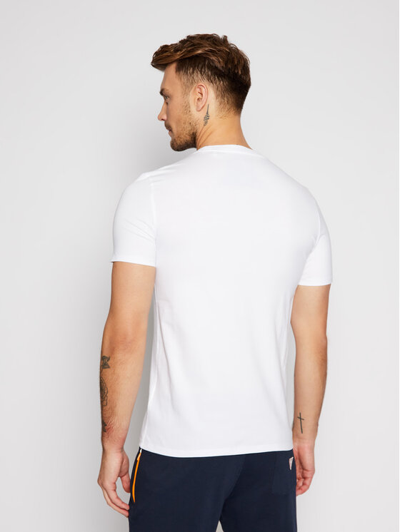 Guess Guess Tričko M0BI71 I3Z11 Biela Slim Fit