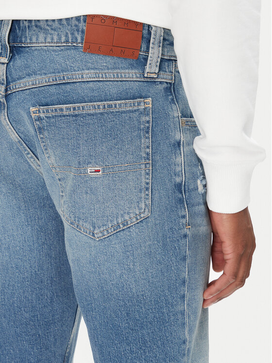 Tommy Jeans Tommy Jeans Džinsiniai šortai Ronnie DM0DM21331 Mėlyna Regular Fit