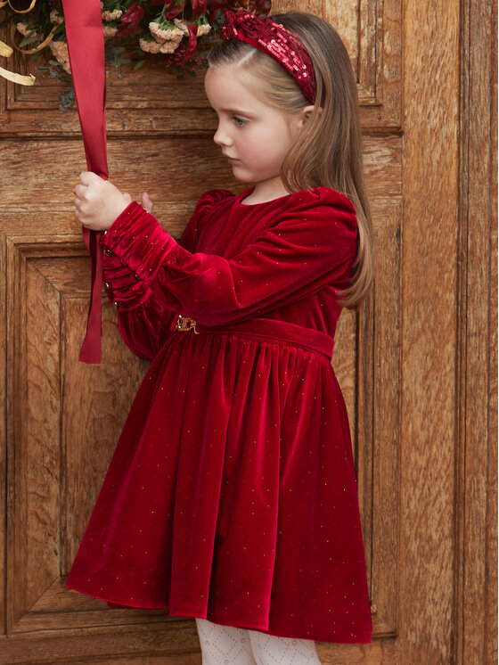 Abel & Lula Abel & Lula Elegantes Kleid 5536 Rot Regular Fit