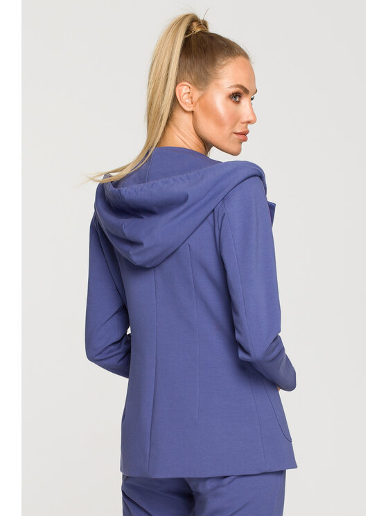 Made of Emotion Made of Emotion Marynarka M691 Niebieski Casual Fit