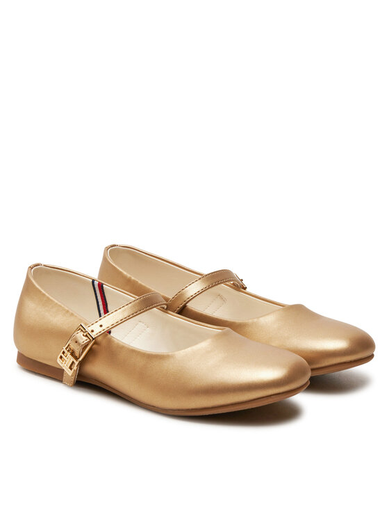 Tommy Hilfiger Tommy Hilfiger Balerinke Ballerina T3A3-33555-1372 S Zlatna