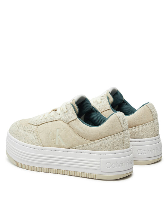 Calvin Klein Jeans Calvin Klein Jeans Tenisice Bold Platf Laceup Low Mg Suede YW0YW01575 Bež