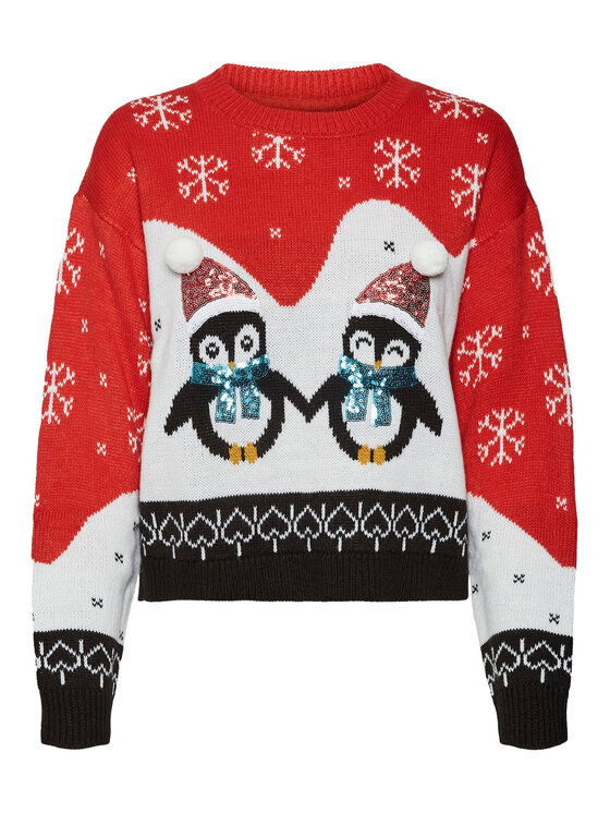 Vero Moda Vero Moda Sweater 10292664 Piros Regular Fit