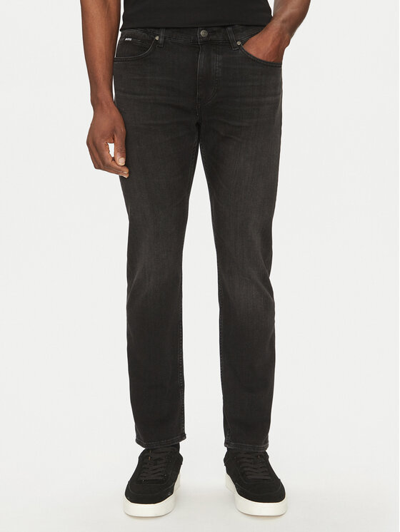 BOSS Džínsy H-Delaware 50532605 Čierna Slim Fit