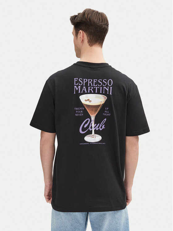 Only & Sons Only & Sons T-shirt Cabana 22034380 Crna Relaxed Fit