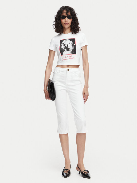 Guess Guess Póló W6YI64 K6710 Fehér Regular Fit