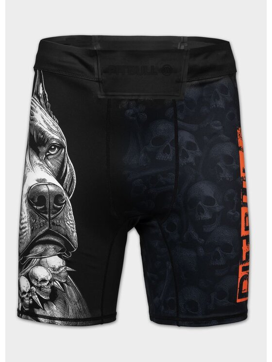 PITBULL PITBULL Szorty sportowe BLACKY Czarny Regular Fit