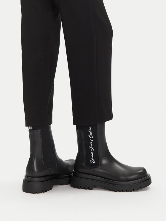 Versace Jeans Couture Versace Jeans Couture Боти тип челси 79VA3S60 Черен