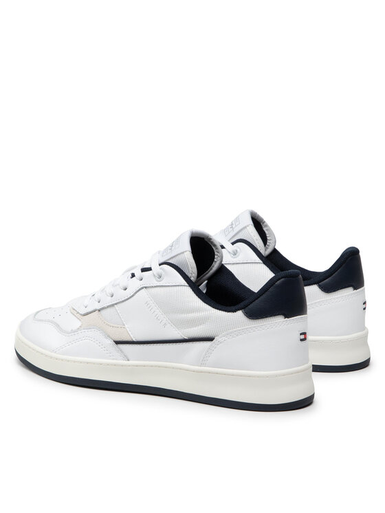 Tommy Hilfiger Tommy Hilfiger Sneakersy Retro Court Mix Cupsole FM0FM04006 Biały