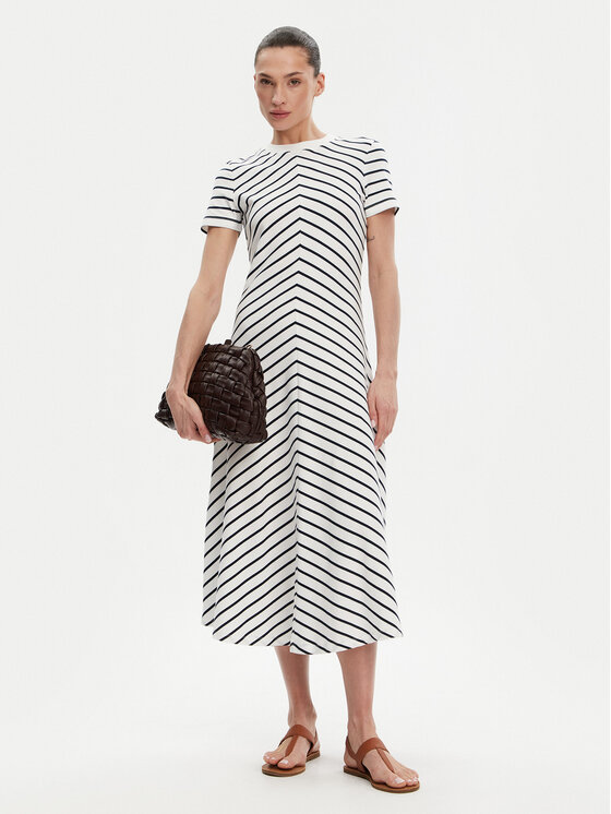 Tommy Hilfiger Tommy Hilfiger Igapäevane kleit WW0WW44547 Valge Regular Fit