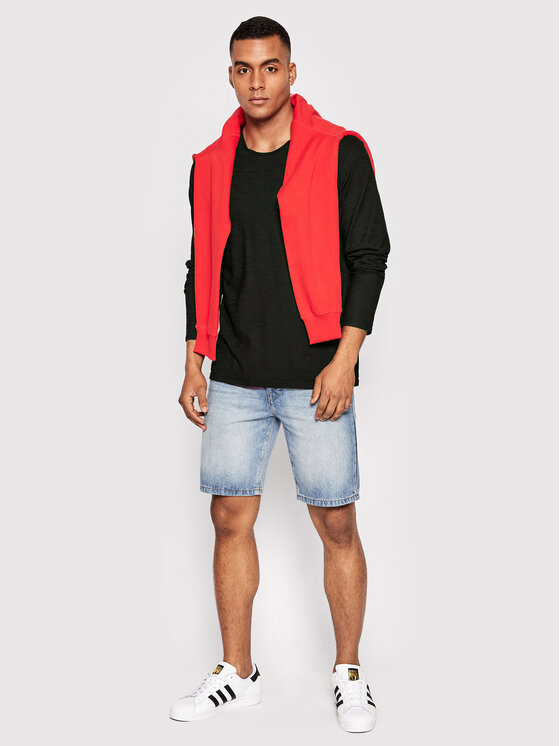 United Colors Of Benetton United Colors Of Benetton Longsleeve 3JE1J19A9 Μαύρο Regular Fit