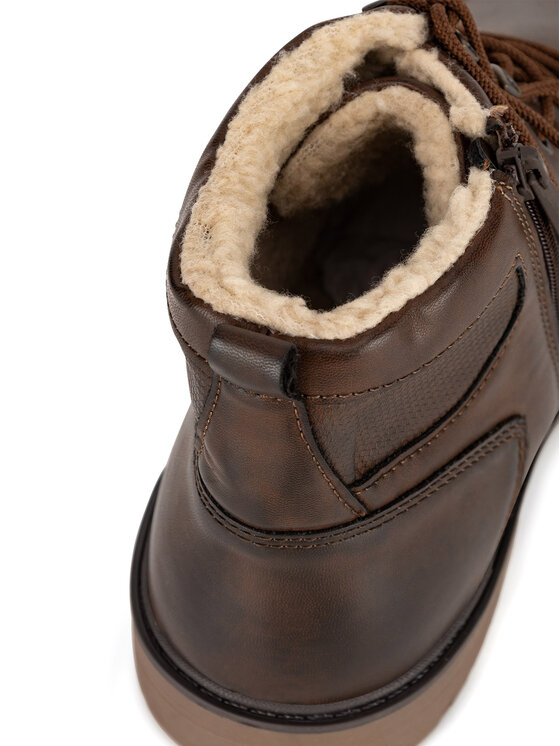 Lanetti Lanetti Auliniai batai MBS-6997-10 Ruda