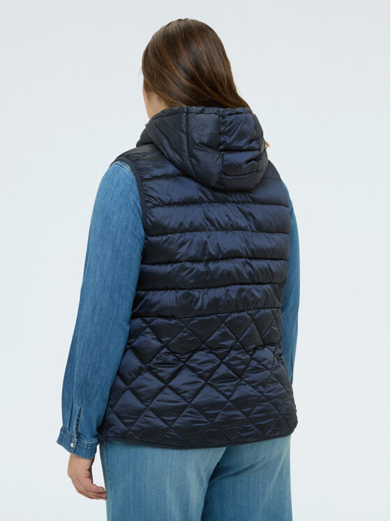 Fiorella Rubino Fiorella Rubino Bezrękawnik F027L000062N034 Niebieski Regular Fit