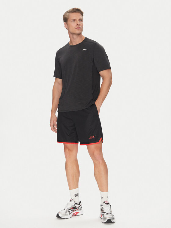 Reebok Reebok Sportske kratke hlače 100216389 Crna Regular Fit
