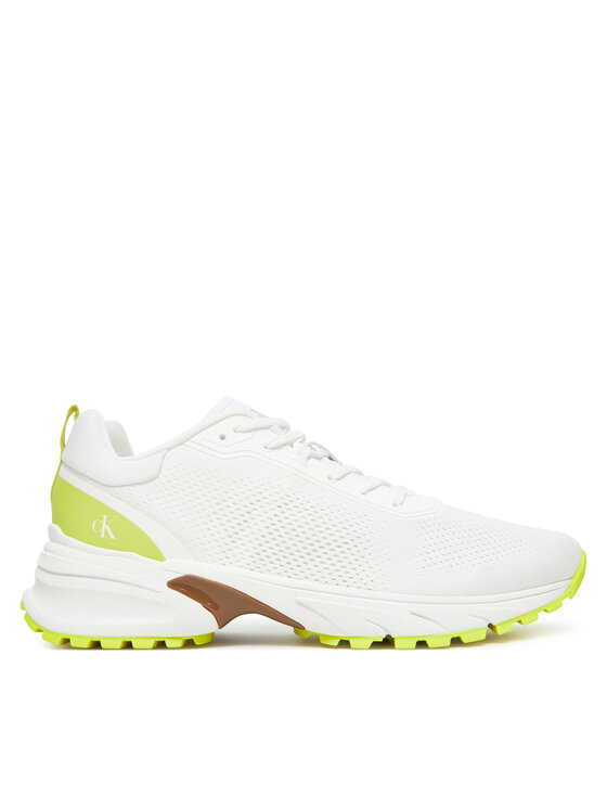 Sneakers Calvin Klein Jeans Hike Runner Tech Knit YM0YM01284 Alb