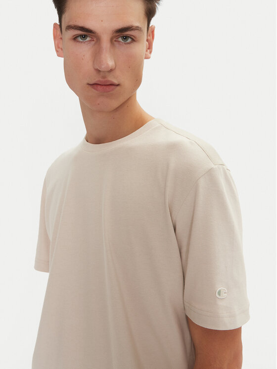 Champion Champion Футболка 220425 Écru Regular Fit