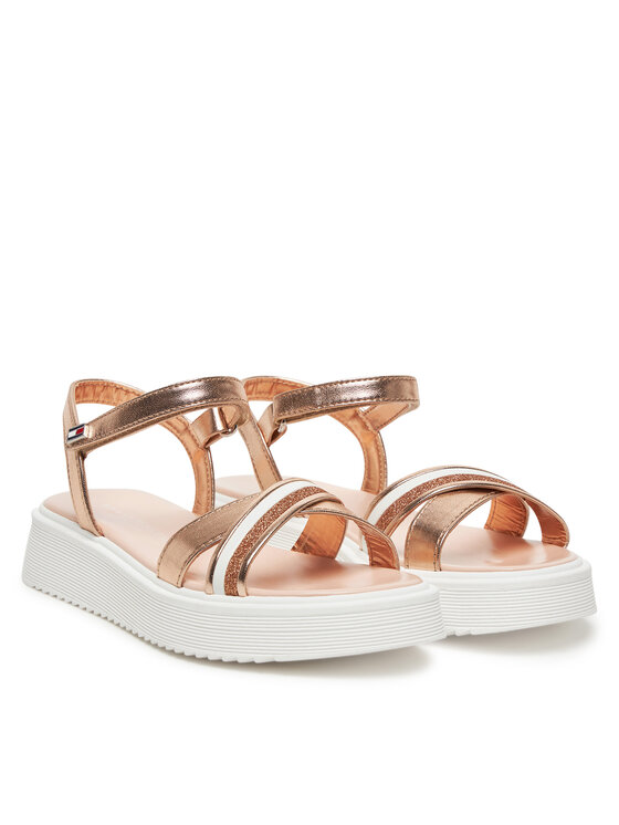 Tommy Hilfiger Tommy Hilfiger Sandale Sandal T4A2-33800-0569 S Aur roz