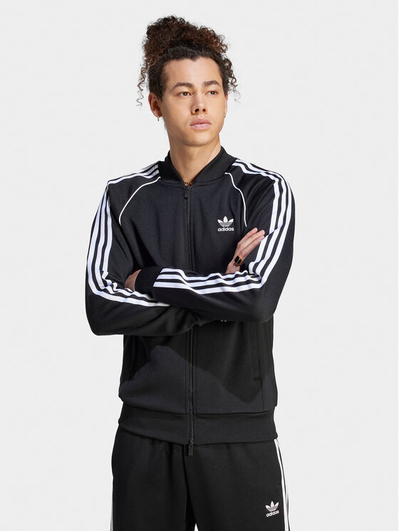 adidas adidas Pulóver adicolor Classics SST IM4545 Fekete Slim Fit