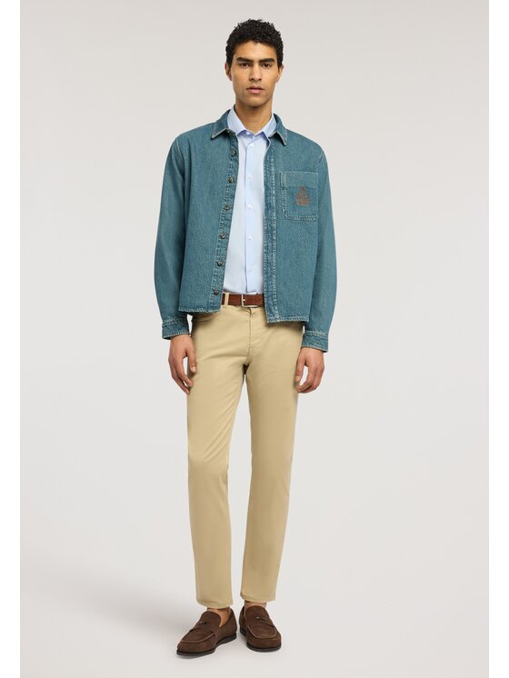 Trussardi Trussardi Spodnie materiałowe P704H504861N012 Kremowy Slim Fit