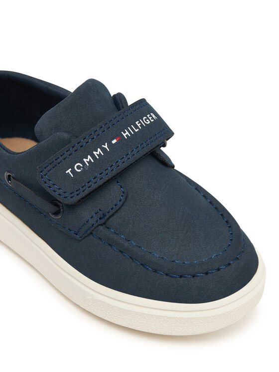 Tommy Hilfiger Tommy Hilfiger Polobotky Low Cut Velcro T1B4-34340-0315 M Tmavomodrá