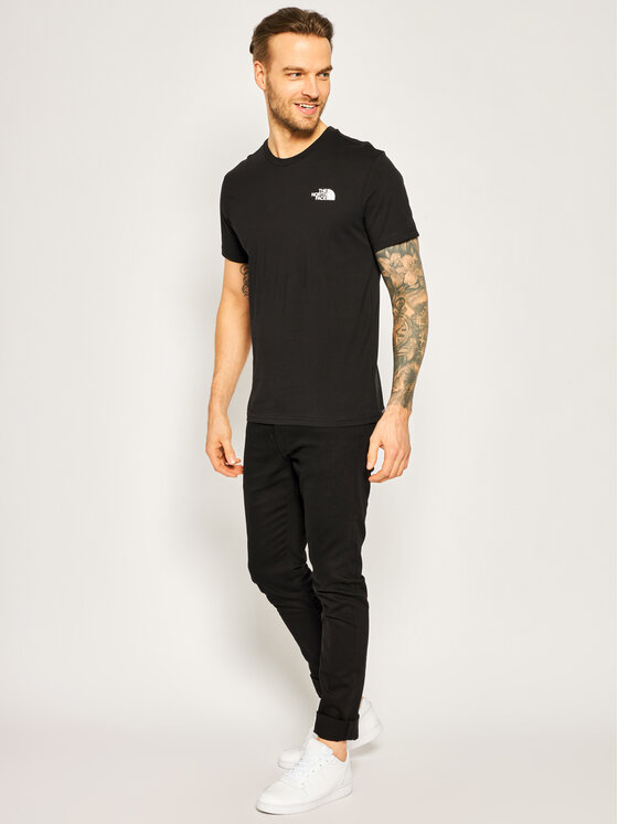 The North Face The North Face T-shirt Simple Dome NF0A2TX5 Crna Regular Fit