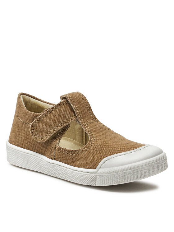 Froddo Froddo Sneakers aus Stoff Rosario Vegan T-Bar G2130319-2 S Braun