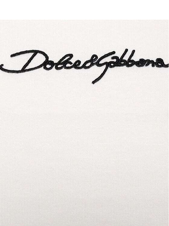 Dolce&Gabbana Dolce&Gabbana T-Shirt G8RN8Z G7NUB Biały Regular Fit