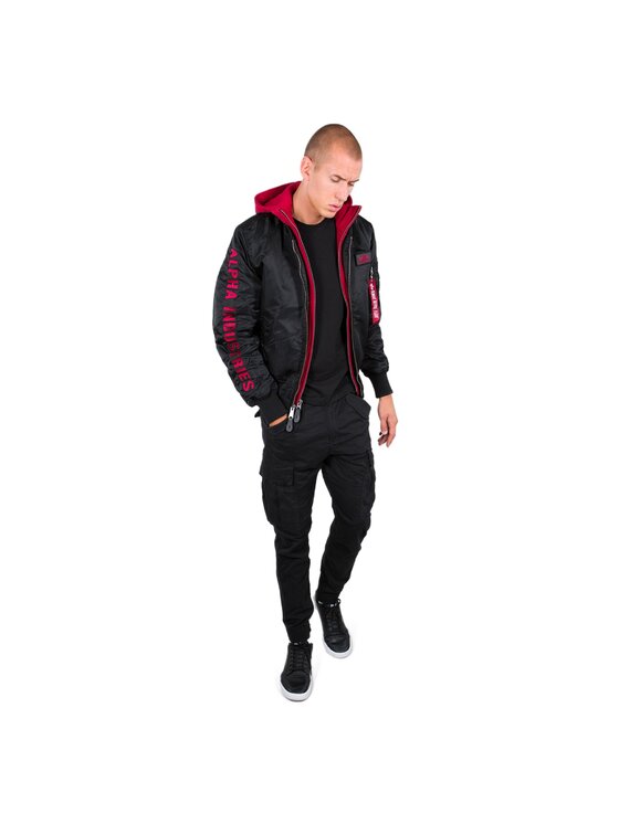 Alpha Industries Alpha Industries Bunda bomber AI.133104-94-XXL Černá Slim Fit