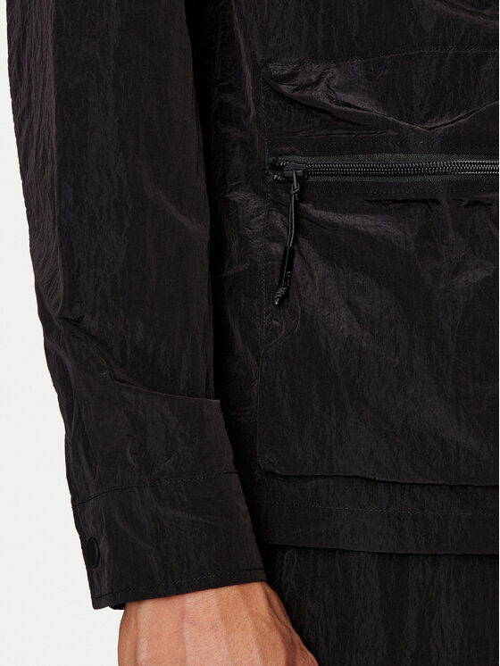 Rains Rains Πουκάμισο Kano Overshirt 19220 Μαύρο Regular Fit
