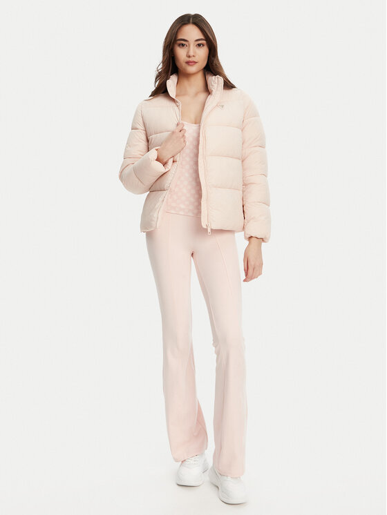 Guess Guess Зимно яке V4YL03 WFUD0 Розов Regular Fit