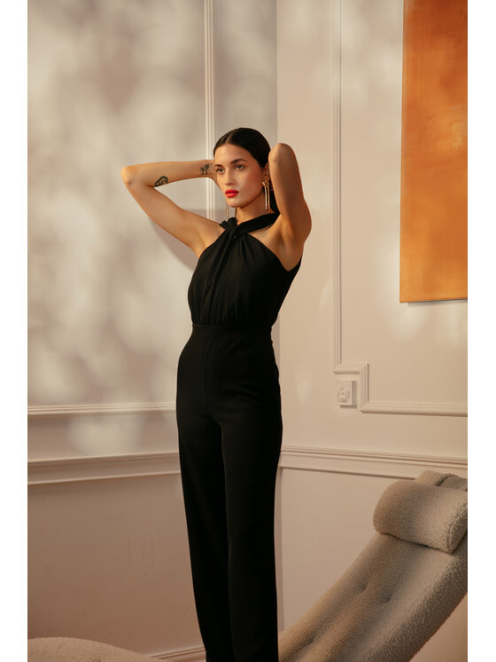 Makover Makover Jumpsuit K164 Nero Regular Fit