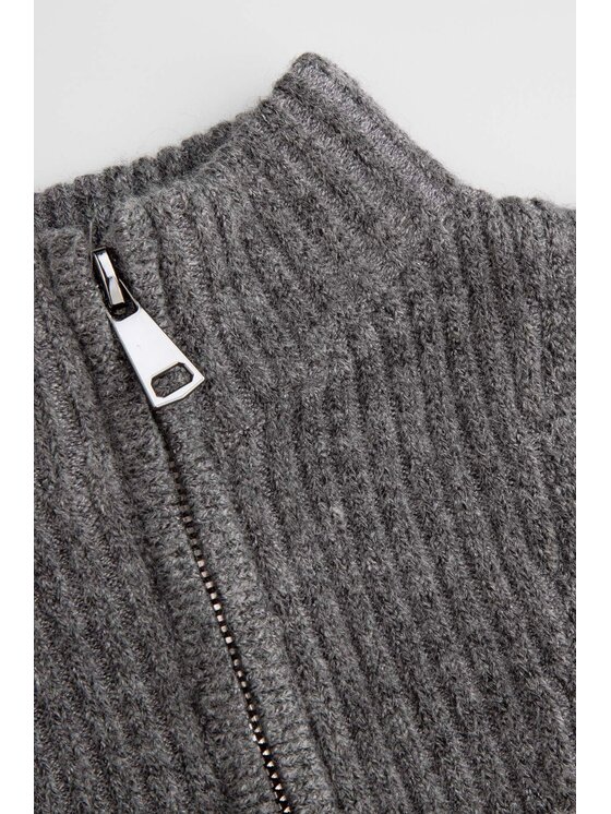 Coccodrillo Coccodrillo Sweter ZC4172201WBJ-020 Szary Regular Fit
