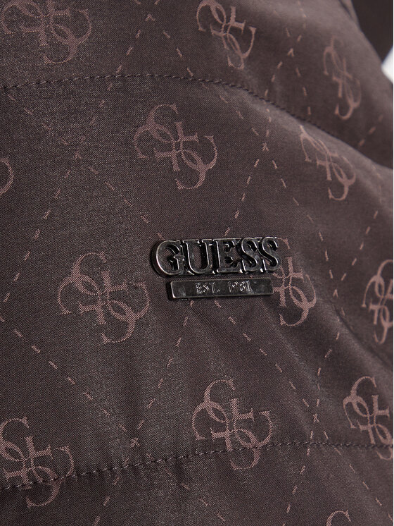 Guess Guess Zimní bunda M5BL0B W2322 Hnědá Relaxed Fit