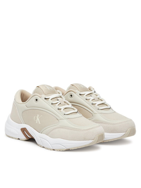 Calvin Klein Jeans Calvin Klein Jeans Tenisice Retro Tennis Mg Mix YW0YW01743 Bež