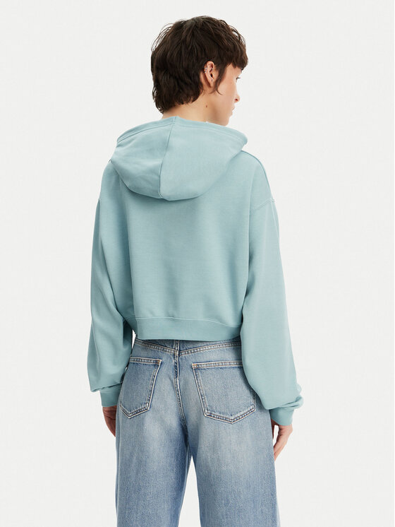Converse Converse Sweatshirt Chuck Taylor 10027616-A03 Blau Boxy Fit