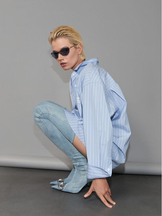 Miss Sixty Miss Sixty Košeľa 6L3XJ5100000 Modrá Regular Fit