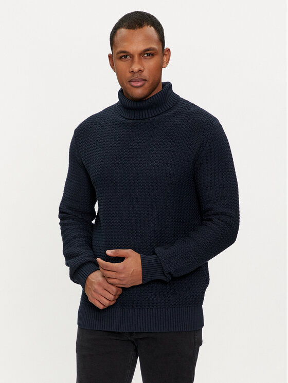 Selected Homme Selected Homme Гольф 16091739 Cиній Regular Fit