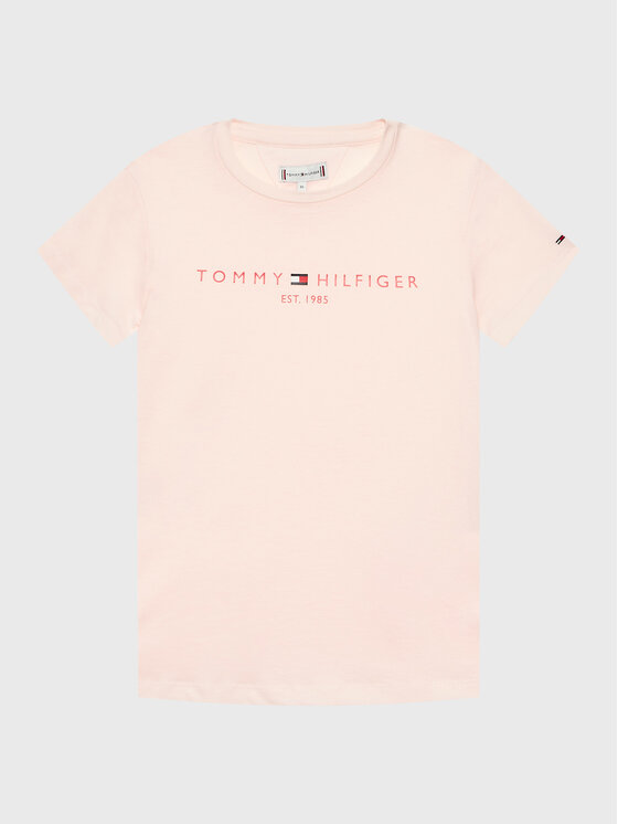 Tommy Hilfiger Tommy Hilfiger Set majica, sportske kratke hlače KG0KG07281 D Ružičasta Regular Fit