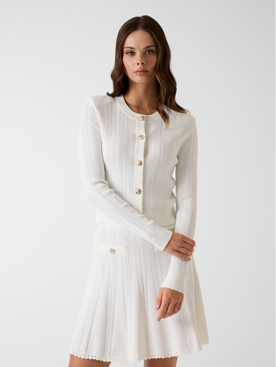 Guess Pulover 183559 Bej Classic Fit