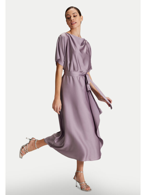 Swing Swing Rochie cocktail 5AH10200 Violet Loose Fit